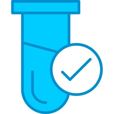 Web kullanımı için Test Tüpü Basit Vektör Simgesi