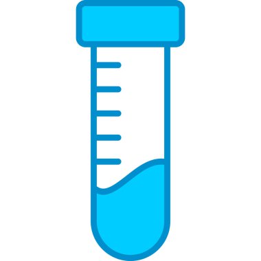 Web kullanımı için Test Tüpleri Basit Vektör Simgesi