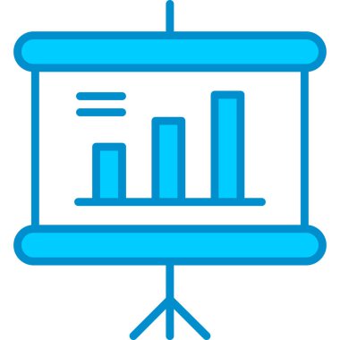 Web Kullanımı İçin Sunum Basit Vektör Simgesi
