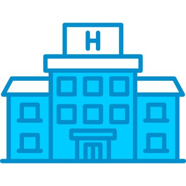 Web Kullanımı için Otel Basit Vektör Simgesi