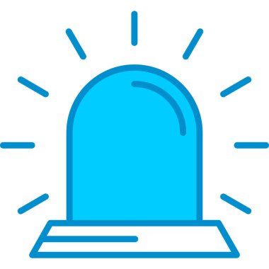 Web Kullanımı için Siren Basit Vektör Simgesi