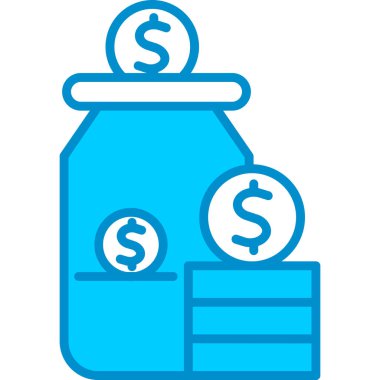 Para Basit Vektör Simgesini Web Kullanımı İçin Kaydet