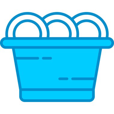 Web kullanımı için Bulaşık Makinesi Basit Vektör Simgesi