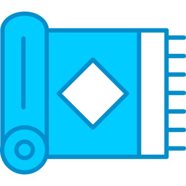 Web kullanımı için Halı Basit Vektör Simgesi