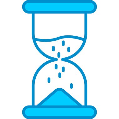 Web Kullanımı için Kum Saati Basit Vektör Simgesi