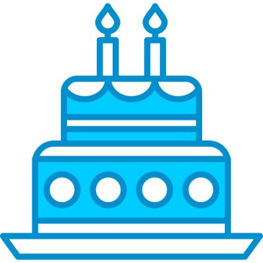 Web kullanımı için Doğumgünü Basit Vektör Simgesi