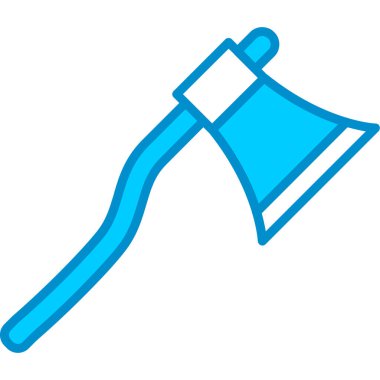 Web kullanımı için Axe Basit Vektör Simgesi