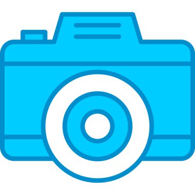 Web kullanımı için Fotoğraf Kamerası Basit Vektör Simgesi