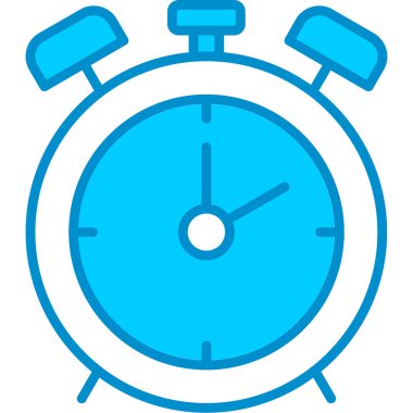 Web kullanımı için Alarm Saati Basit Vektör Simgesi
