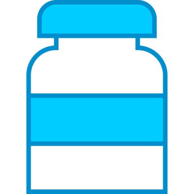 Web kullanımı için hap Şişesi Basit Vektör Simgesi