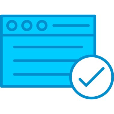 Web Kullanımı için Web Sitesi Basit Vektör Simgesi