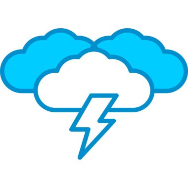 Web kullanımı için Storm Basit Vektör Simgesi