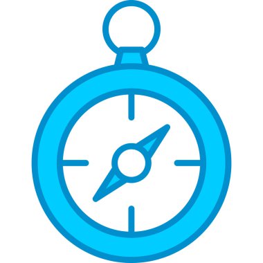 Web kullanımı için basit vektör simgesini pusula