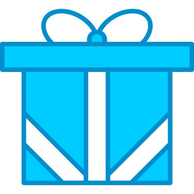 Web kullanımı için hediye basit vektör simgesi