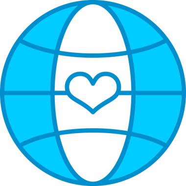 Web kullanımı için Küresel Basit Vektör Simgesi