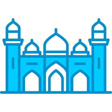 Web Kullanımı için Cami Basit Vektör Simgesi