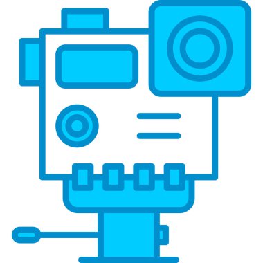 Web kullanımı için Eylem Kamerası Basit Vektör Simgesi