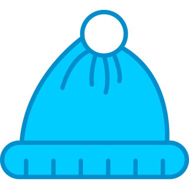 Web kullanımı için Yün Şapka Basit Vektör Simgesi