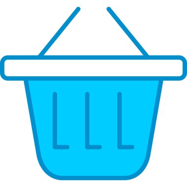 Web kullanımı için Basket Basit Vektör Simgesi