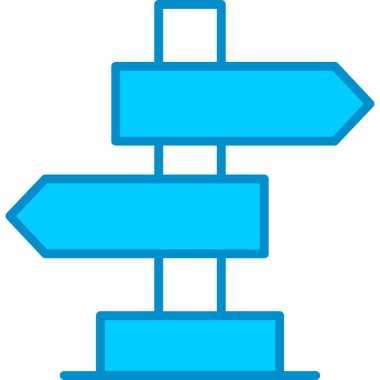 Web kullanımı için Trafik İşareti Basit Vektör Simgesi