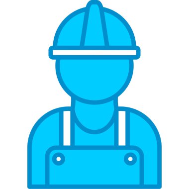 Web kullanımı için İşçi Basit Vektör Simgesi