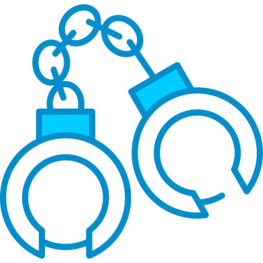 Web kullanımı için Basit Vektör Simgesi Kelepçesi