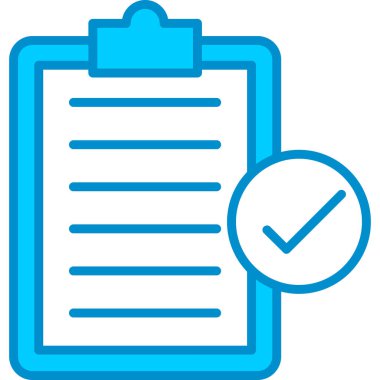 Web kullanımı için Kontrol Listesi Basit Vektör Simgesi