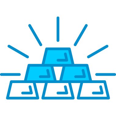 Web kullanımı için Altın Girişler Basit Vektör Simgesi