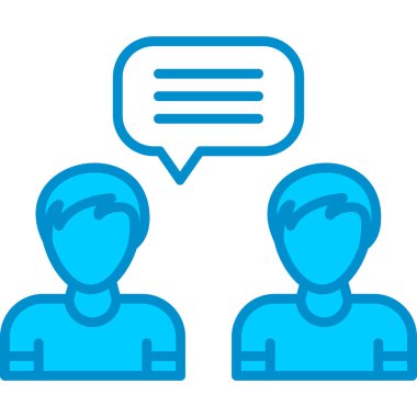 Web kullanımı için Konuşma Basit Vektör Simgesi