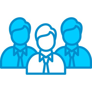 Web kullanımı için Takım Çalışması Basit Vektör Simgesi