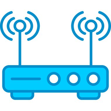 Web kullanımı için Yönlendirici Basit Vektör Simgesi