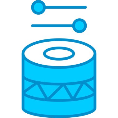 Web Kullanımı için Davul Basit Vektör Simgesi