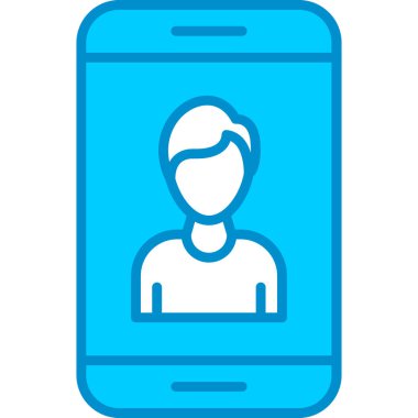 Web kullanımı için Kişi Basit Vektör Simgesi