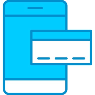 Web kullanımı için Çevrimiçi Ödeme Basit Vektör Simgesi