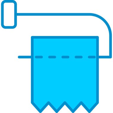 Web kullanımı için Tuvalet Kağıdı Basit Vektör Simgesi