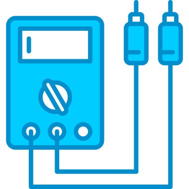 Web kullanımı için Voltmetre Basit Vektör Simgesi