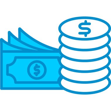 Web kullanımı için Para Basit Vektör Simgesi