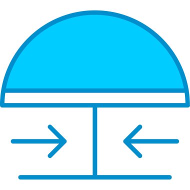 Web kullanımı için Acil Durum Düğmesi Basit Vektör Simgesi