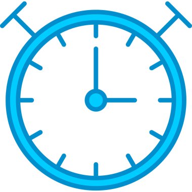 Web Kullanımı için Basit Saat Vektör Simgesi