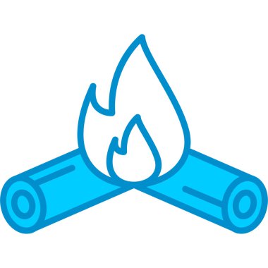 Web kullanımı için Basit Vektör Simgesini Ateşle