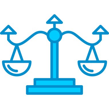 Web kullanımı için Adalet Ölçeklemesi Basit Vektör Simgesi