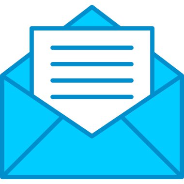 Web kullanımı için Zarf Basit Vektör Simgesi