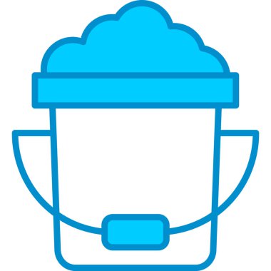 Web kullanımı için Kum Kovası Basit Vektör Simgesi