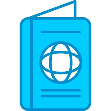 Web kullanımı için Pasaport Basit Vektör Simgesi