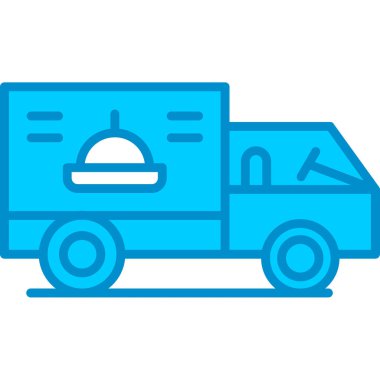 Web kullanımı için Basit Vektör Simgesi Taşıma Aracı