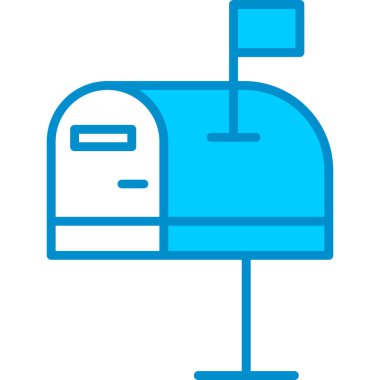 Web kullanımı için Posta Kutusu Basit Vektör Simgesi