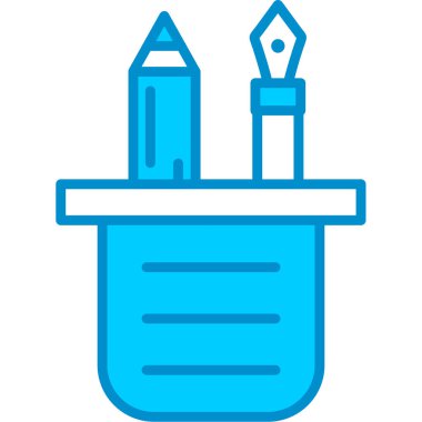 Web kullanımı için Kalem Duruşu Basit Vektör Simgesi