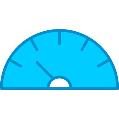 Web kullanımı için Hız göstergesi Basit Vektör Simgesi