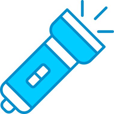 Web kullanımı için El feneri Basit Vektör Simgesi