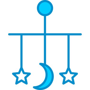 Web kullanımı için Beşik Oyuncağı Basit Vektör Simgesi